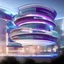 Placeholder: futuristic property design, urban 2050, vibrant colour and technology advancement