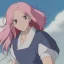 Placeholder: Anime Girl with Pink hair dressed as the grim reaper