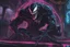 Placeholder: Venom machine in 8k Hayao Miyazaki draw style, yu gi oh them, neon effect, close picture, rain, highly detailed, high details, detailed portrait, masterpiece,ultra detailed, ultra quality