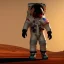 Placeholder: astronaut watching tv on mars unreal engine 5, octan render