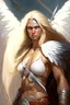 Placeholder: female aasimar barbarian