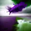 Placeholder: a texture of a grey sky violently exploding and raining dirty grey hues of purple, green, and brown that partially muddy the sky and make it ugly, surreal, dreamlike