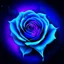 Placeholder: Create blue rose and purple background