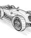 Placeholder: racing car coloring pages,no black color