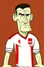 Placeholder: Marcel Kohler Swiss football player cartoon 2d