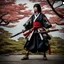 Placeholder: Behold the powerful alluring and pretty Japanese samurai woman, her body adorned with the traditional samurai costume, HDR, beautifully shot, hyperrealistic, sharp focus, 64 megapixels, perfect composition, high contrast, cinematic, atmospheric, moody