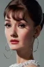 Placeholder: Audrey Hepburn pin the style of stefan kostic, realistic, full body, sharp focus, 8 k high definition, insanely detailed, intricate, elegant, art by stanley lau and artgerm