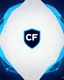 Placeholder: Cyber Finance (CF) shield logo Simple, easy and beautiful logo