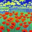 Placeholder: poppies in style of signac