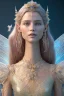 Placeholder: A portrait of a crystalline fairy, smile, mythical,fantasy , magnificent, majestic, highly intricate, Realistic photography, incredibly detailed, ultra high resolution, 8k, complex 3d render, cinema 4d