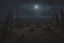 Placeholder: night, mistery and enigmatic, dry weeds, distant buildigs, cradle of filth videoclips influence, disturbing and horror, rocks, people, epic, hans am ende, juliette wytsman, gustave de smet, and jenny montigny impressionism paintings