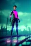 Placeholder: Waist up shot photo, thriller style, Asian cyborg woman, blade runner style :: symmetry photography, cyberpunk, pink hair, makeup, long line eye, light iris, :: latex coat, pink, white, black :: cinematic, Ultra realistic, dark scene, soft color, highly detailed, unreal engine 5, RTX, ultra detail, 3d, finely drawn, high definition.