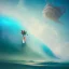 Placeholder: Santa standing of surfboard surfing a big wave, surfboard, beach, character design by cory loftis, fenghua zhong, ryohei hase, ismail inceoglu and ruan jia. unreal engine 5, artistic lighting, highly detailed, photorealistic, fantasy