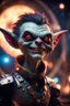 Placeholder: the most effective war paint, portrait of ultimate transcendent happy chat gremlin vampire space with spotlights, in front of space portal dimensional glittering device, bokeh like f/0.8, tilt-shift lens 8k, high detail, smooth render, down-light, unreal engine, prize winning