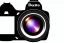 Placeholder: Vector DSLR Camera Photography Vector Vector Illustration