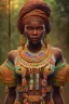 Placeholder: A photo taken from an african village "hawkeye", <character or scene>, kente, cinematic lighting --v 4 --q 2