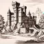 Placeholder: Frank Lloyd Wright designs a castle in the Middle Ages.