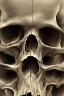 Placeholder: Close up of Face of a skeleton, no body 8k, hyper realistic, highly detailed, gothic