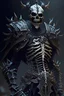 Placeholder: dark armored skeleton warrior