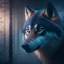 Placeholder: wolf face, mist,moonlight, forest, masterpiece, expert, 8K, hyper-realism, sharp focus, cinematic lighting,close-up