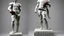 Placeholder: marble sculpture of NFL player by Andrea del Sarto