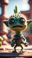 Placeholder: sad cactus alien gremlin firing cactus from a rocket launcher in high end palace,bokeh like f/0.8, tilt-shift lens 8k, high detail, smooth render, down-light, unreal engine, prize winning