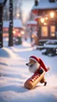 Placeholder: "nisse" rolling a really warm hot dog to showel the snow and get a nice path, bokeh like f/0.8, tilt-shift lens 8k, high detail, smooth render, down-light, unreal engine, prize winning