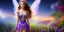 Placeholder: bright fairy, beautiful portrait, flowery landscape