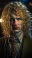 Placeholder: curly blonde glam rocker from the 80s hair wearing a tie and face like a dino, shot on Hasselblad h6d-400c, zeiss prime lens, bokeh like f/0.8, tilt-shift lens 8k, high detail, smooth render, down-light, unreal engine, prize winning