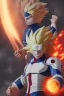 Placeholder: Naruto vs All Might, macro lens, centered camera, intricate details, small minutiae, tiny features, particulars, colorful, 8k, least ambient occlusion, volumetric lighting,