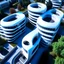 Placeholder: Residential complex of cabins, Zaha Hadid style, aerial view, ultra quality, hyper-detailed, digital art, 8k 3D, trees, parking lots