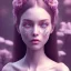 Placeholder: flower beautiful girl,utra realistic,highly detailed, sharp focus, parallax flowers, honeybee, fantasy art,elegant, fog, Special Lighting, Vibrant, Solid color,color Scheme, forest, unreal engine 5