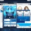 Placeholder: Design a user-friendly and visually appealing landing page for a sport website, prioritizing an intuitive user experience, blue colors