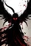 Placeholder: fallen angel, red eyes