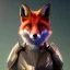 Placeholder: Armor wearing Fox, character design,ultra realistic,shiny, smooth, studio quality, octane render, Surrealism, Triadic colour scheme,ambient lighting polaroid, 100mm