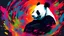 Placeholder: Panda ,dark art,nuclear war , colorful,powerful, new age masterpice,