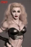 Placeholder: Madonna as evil woman in leather, voluptuous