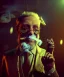 Placeholder: Surreal, steampunk, cabaret scene. Russian old man. Sweat, cats, Feather, smoking, happy, hot, color fog, people background, highly detailed, concept art, unreal engine 5, god rays, ray tracing, RTX, lumen lighting, ultra detail, volumetric lighting, 3d, finely drawn, high definition, high resolution.