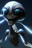 Placeholder: full length aliens clean art NFT, blender 3d