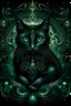 Placeholder: "Mystical Feline Enchantment": Behold the captivating allure of our "Mystical Feline Enchantment" design, where the enigmatic black cat embodies the essence of mystery and magic. With piercing emerald eyes that seem to hold ancient secrets, this ethereal creature is surrounded by swirling constellations, conveying a sense of cosmic connection. Perfect for those who embrace the enigmatic nature of felines and the wonders of the universe.