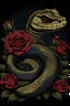Placeholder: serpent with rose