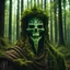 Placeholder: portrait of a forest spirit wraith ghost spectre , with highly detailed, sharply lined facial features, in the deep forest of Brokilon , finely inked, in rustic colors, 4k in the style of Peter Mohrbacher source vibrations, bokeh like f/0.8, tilt-shift lens 8k, high detail, smooth render, down-light, unreal engine, prize winning