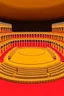 Placeholder: 3D shot of the show area in a traditional theater, and the arena is square or rectangular in shape