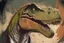Placeholder: Dinosaur, T-rex, Comic style, portrait