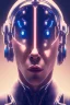 Placeholder: cyberpunk, head, men, portrai