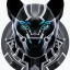 Placeholder: black panther, hawk wings, lizard tail, white eyes