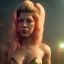 Placeholder: Actress , sci-fi, cyber punk , Katheryn Winnick , golden hour, circuitry, yakuza, 16 bit, unreal engine 5, god light, gradient background