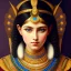 Placeholder: Portrait of Cleopatra princess: : JEAN AUGUSTE DOMINIQUE INGRES :: : Egyptian makeup :: : lithograph, ink drawing :: : trending on artstation, insane details star encrusted::