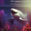 Placeholder: Nature, whale, on color lights, night, unreal 5, octane render, cinema4d, redshift render, hyper realistic, cenematic, vibrancy, synthwave, retouch, centered, dynamic lighting, dramatic lighting, 4k, highly detailed, attractive beautiful, realistic, virtual reality, epic composition, holographic,