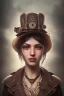 Placeholder: steampunk , portrait, , cinamatic, highly detailed, close up, 8k , deep colours, dark, fire , red, purple,